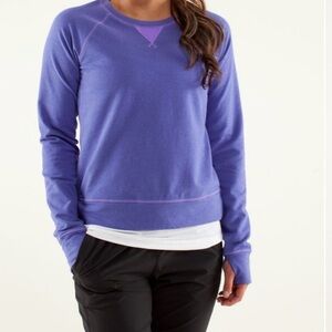 Lululemon Voyage Pullover Power Purple. Size 8. Great condition!